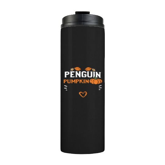 Penguin Pumpkin - Pumpkin Thermal Tumblers