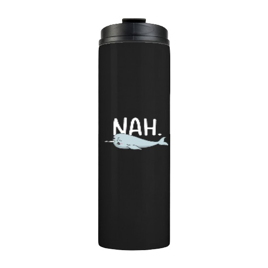 Procrastinating Narwhal Lover Aquatic Animals Thermal Tumblers