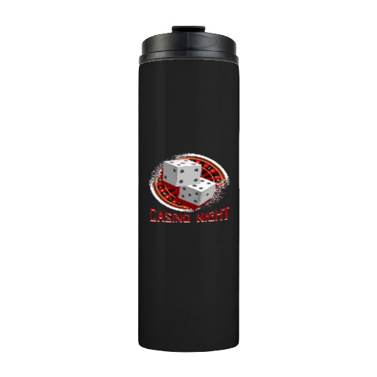 Poker Gambling Gambling Dice Money Thermal Tumblers