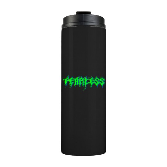 FEARLESS Logo Art Green Thermal Tumblers