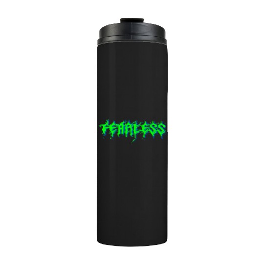 FEARLESS Logo Art Green Thermal Tumblers