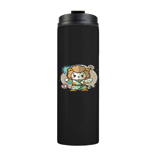 Lion kimono Thermal Tumblers