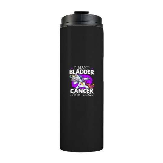Bladder Cancer Warrior Bladder Cancer Awareness Thermal Tumblers