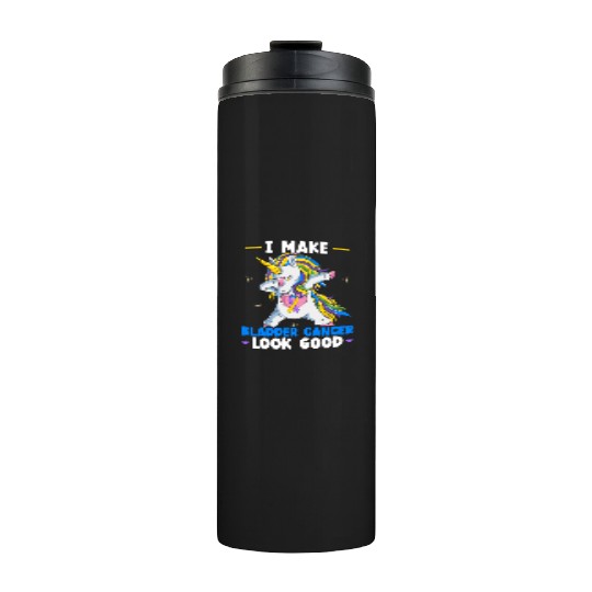 Bladder Cancer Warrior Bladder Cancer Awareness Thermal Tumblers