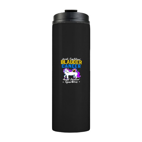 Bladder Cancer Warrior Bladder Cancer Awareness Thermal Tumblers