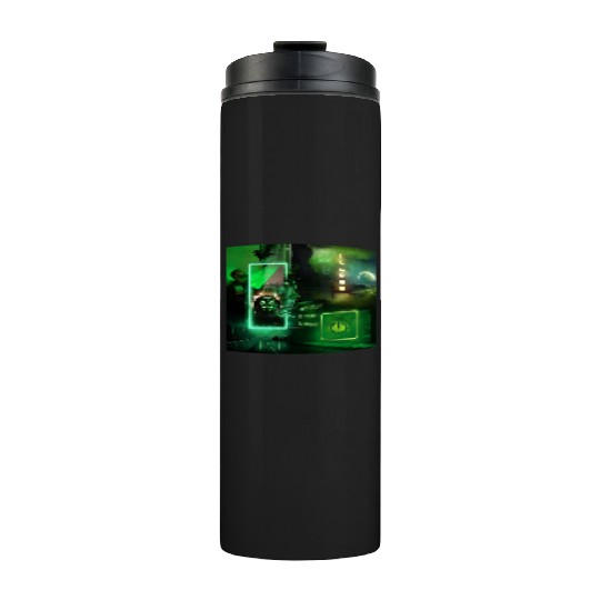 Neon Green Aesthetic Thermal Tumblers