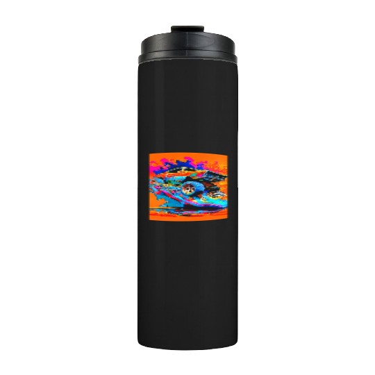 Car Muscle Car Vintage Retro muscle car Thermal Tumblers