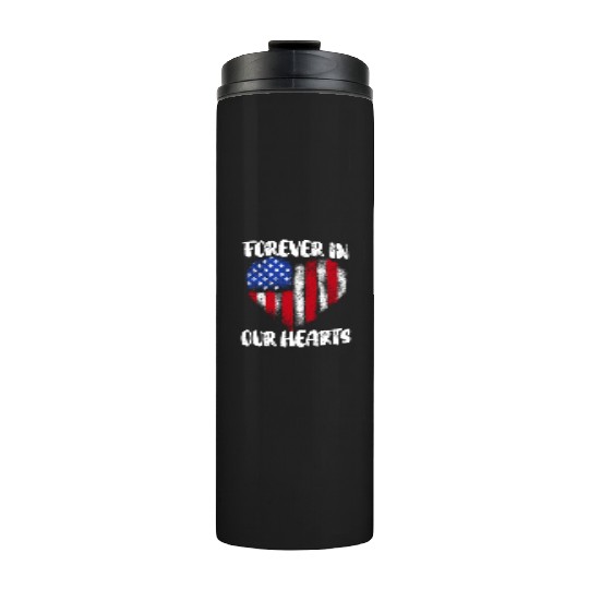 Patriotic Veteran USA Flag American Memorial Day Thermal Tumblers