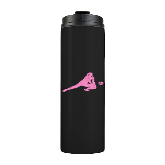 Volleyball Sport Lover Volleyball Girl Player Idea Thermal Tumblers