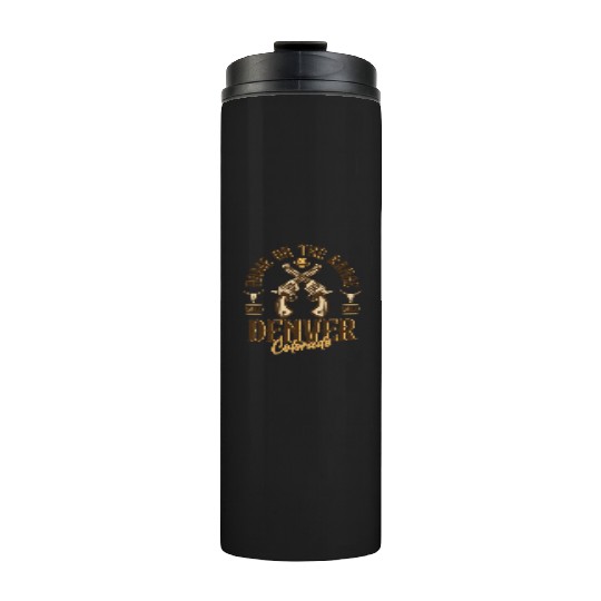 Denver Colorado wild west town Thermal Tumblers