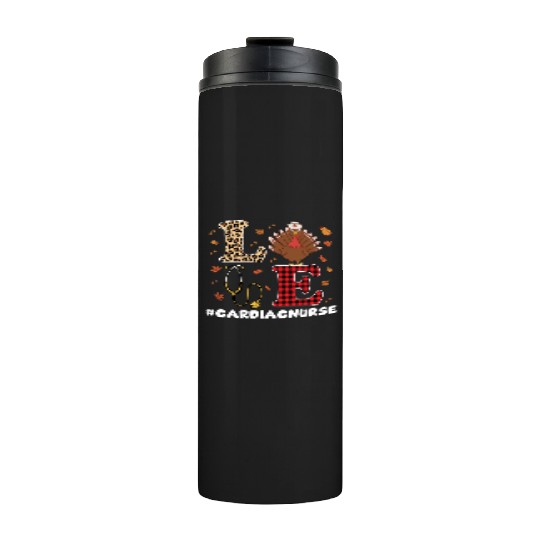 Thanksgiving Cardiac Nurse Costume Thermal Tumblers