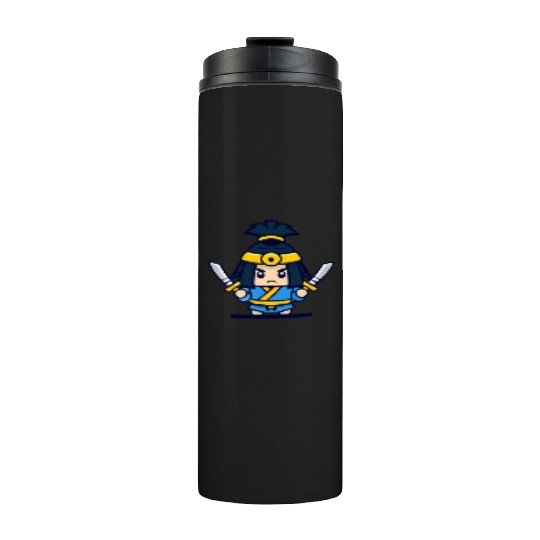 Samurai Japan Japanese fighter Thermal Tumblers