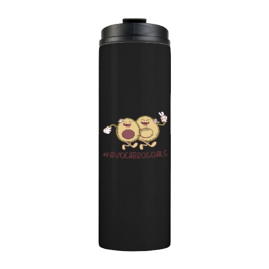 Sibling Big Brother Avocado Goals Hilarious Puns Thermal Tumblers