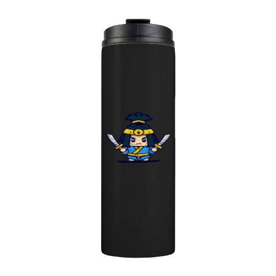Samurai Japan Japanese fighter Thermal Tumblers
