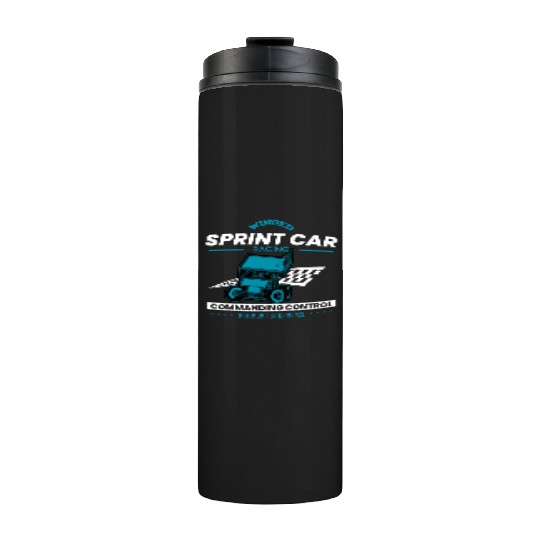 Sprint Car Racing, sprint car, dirt track racers Thermal Tumblers