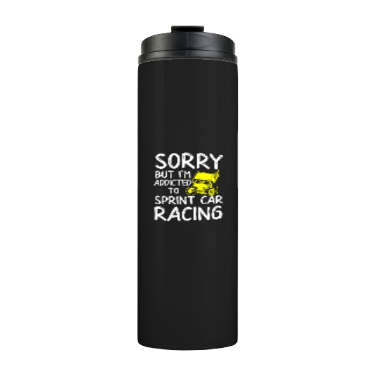 Sprint Car Racing, sprint car, dirt track racers Thermal Tumblers