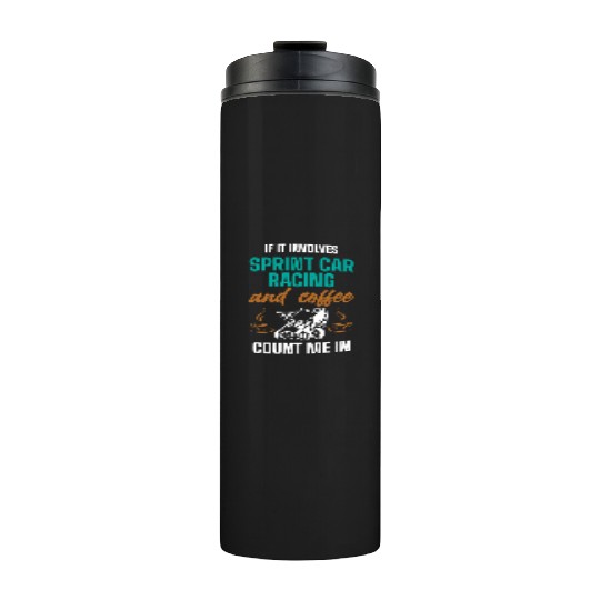 Sprint Car Racing, sprint car, dirt track racers Thermal Tumblers