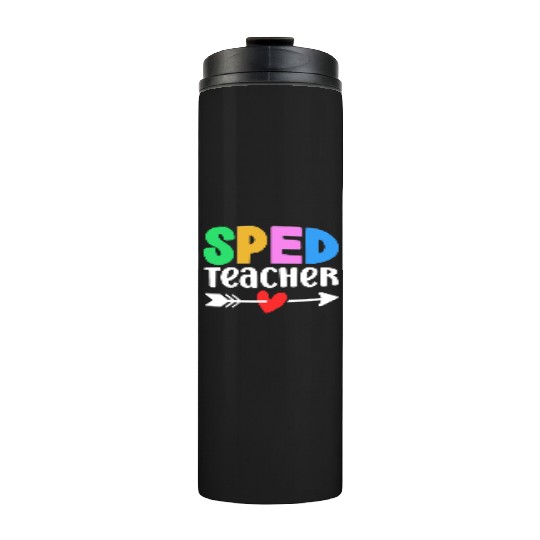 Sped Teacher Special Education Cute Awareness Thermal Tumblers