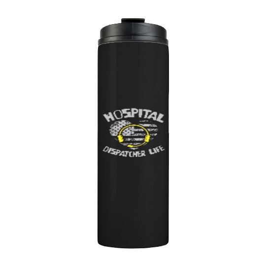 Dispatcher Us Flag Thermal Tumblers