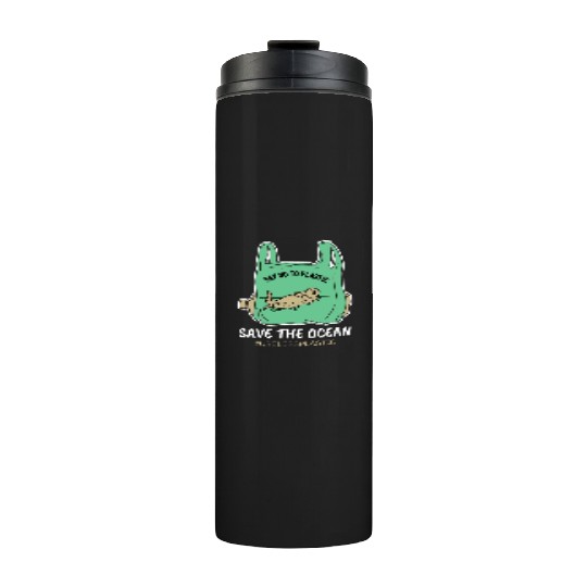 Save The Ocean Seal Save The Earth Environment Thermal Tumblers