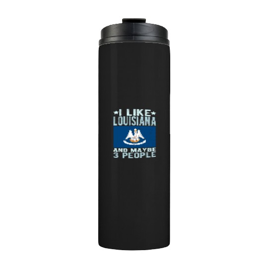 Louisiana Flag US State Thermal Tumblers