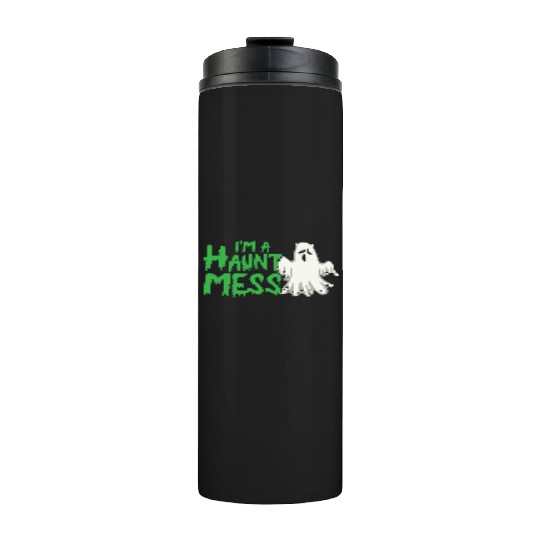 Halloween Paranormal Ghost Hunters Horror Fans Thermal Tumblers