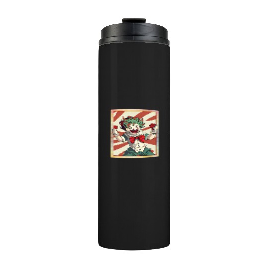 Happy joker card Thermal Tumblers