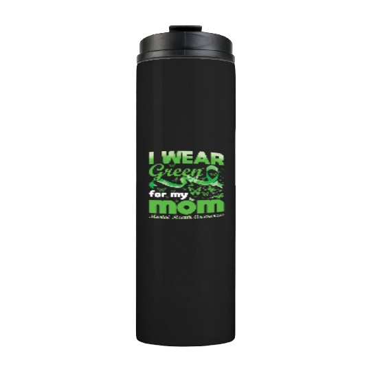 In May Green For Mom Mental Health Awareness Month Thermal Tumblers