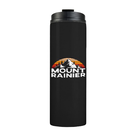 Mount Rainier Mountaineer Summit Sport Hiking Thermal Tumblers