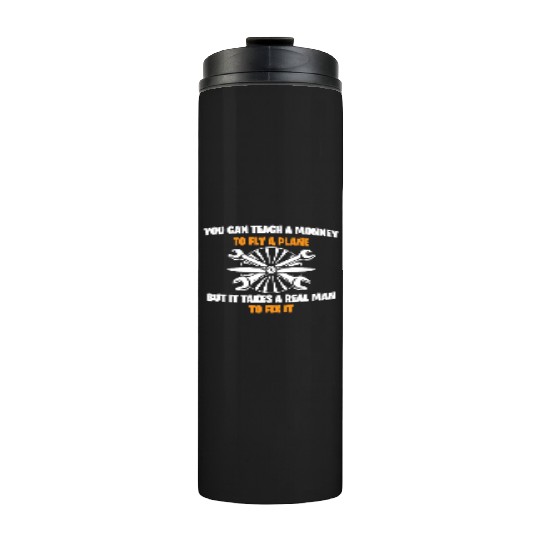 Aircraft Mechanic Thermal Tumblers