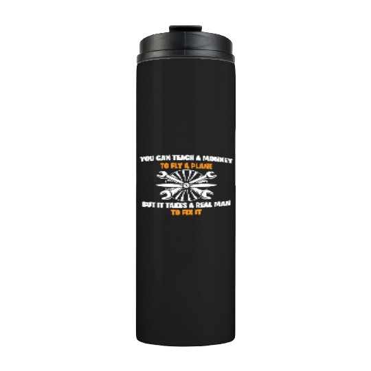 Aircraft Mechanic Thermal Tumblers