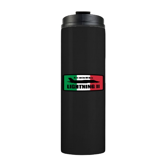 Italian F35 Lightning Small logo trending Thermal Tumblers
