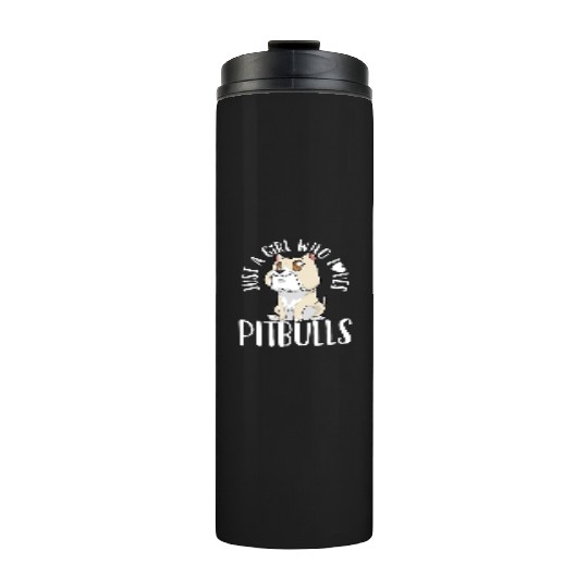 Pitbull Dog Lover Kawaii Thermal Tumblers