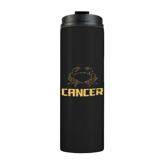 Cancer Zodiac Sign, astrology design, the crab Thermal Tumblers