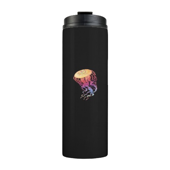 Colorful Jellyfish Thermal Tumblers