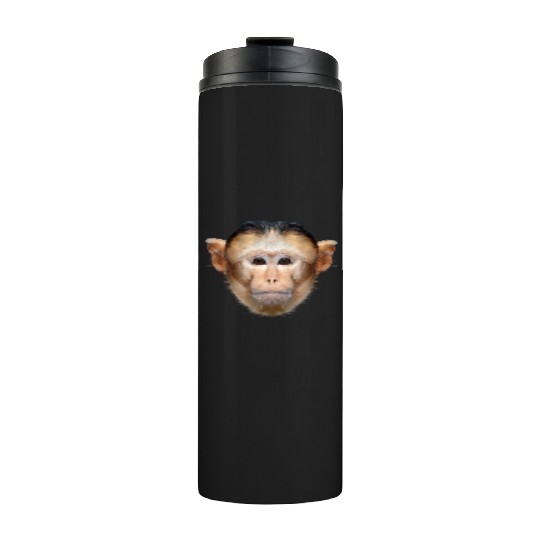 Capuchin Monkey Face Thermal Tumblers