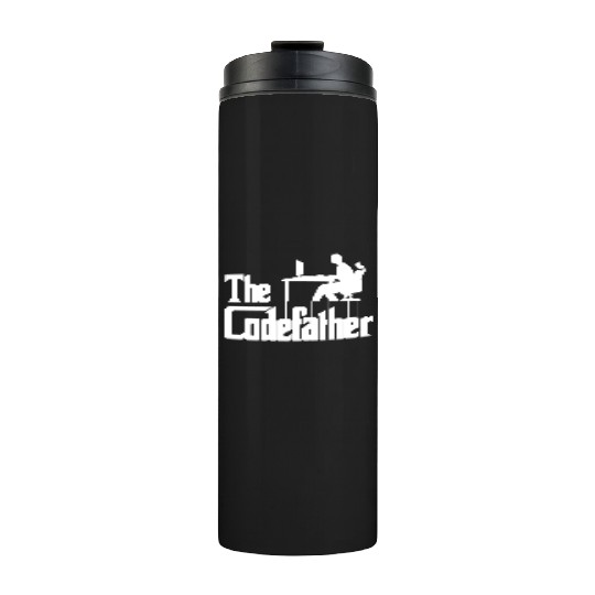 The Codefather Computer Scientist Programmer Cloud Thermal Tumblers