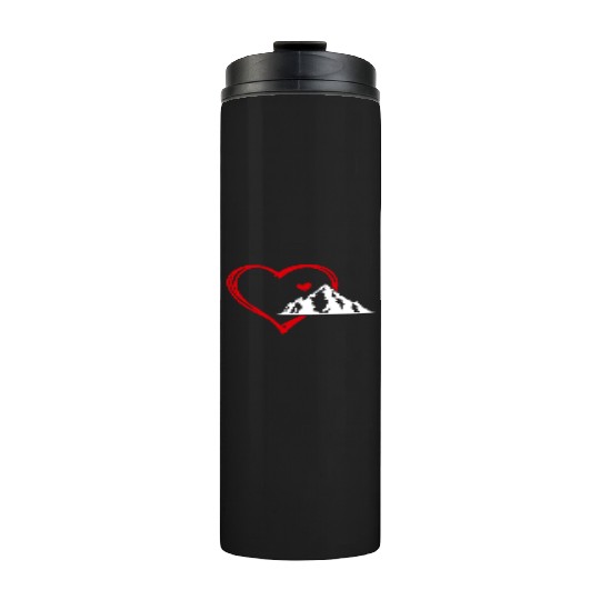 Mountain love Wanderlust Mountains Hiker Summit Thermal Tumblers