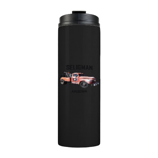 Old car city of Seligman in Arizonna, US Route 66 Thermal Tumblers