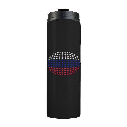 Russian Flag Thermal Tumblers