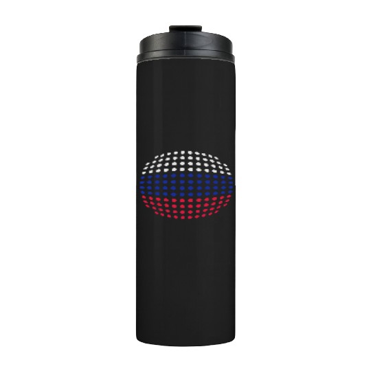 Russian Flag Thermal Tumblers