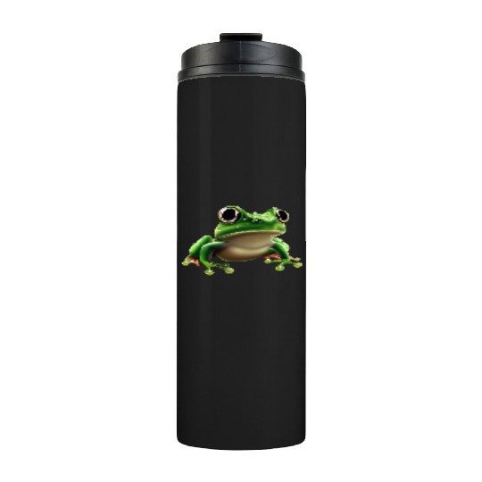 Rain frog water drop frog Thermal Tumblers