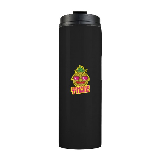 Summer Time Pineapple tropical sweet Fruit Thermal Tumblers