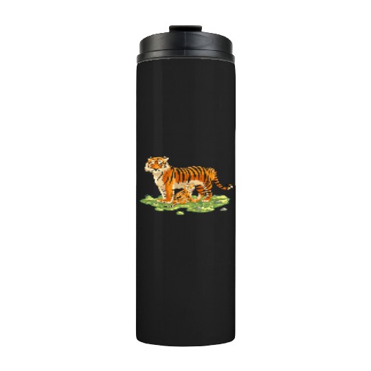 Mother And Son Tiger Thermal Tumblers