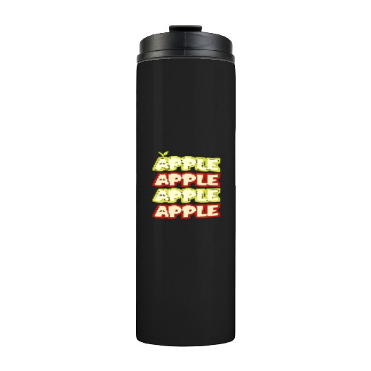 Apple Repeat Apple Picking Farmer Thermal Tumblers