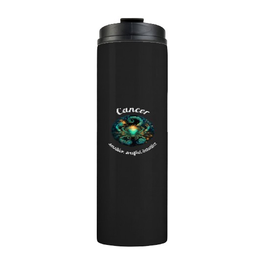 Cancer Zodiac Sign Cancer Astronomy Thermal Tumblers