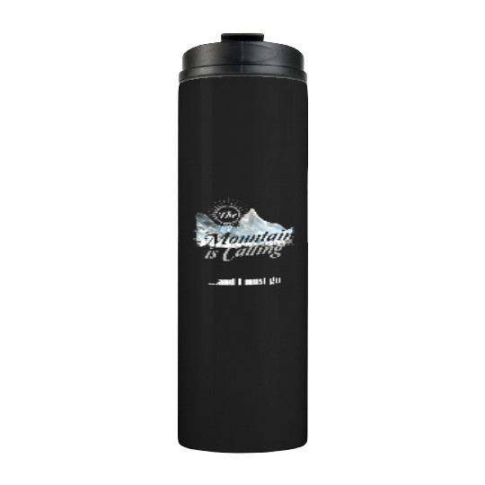Hiking Mountain is Calling Hike Vintage Thermal Tumblers