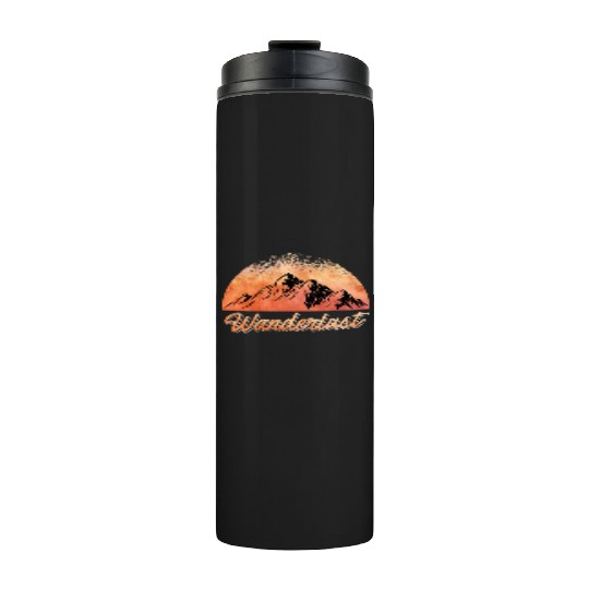 Wanderlust Mountaineer Hiker Summit sport Thermal Tumblers