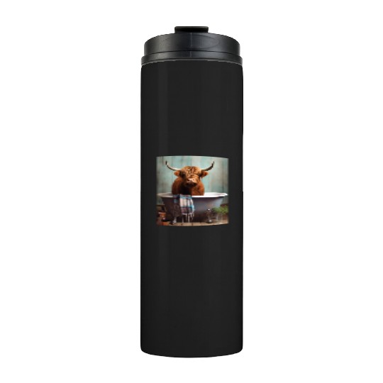 Highland Cow Thermal Tumblers