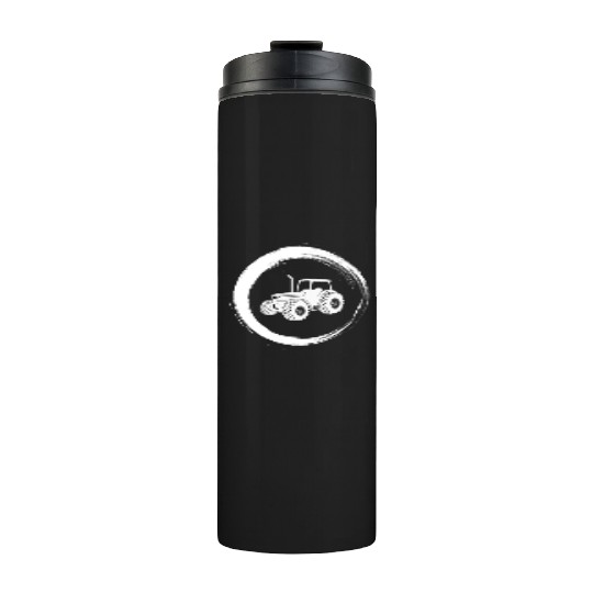 Farmer farm agricultural tractor Thermal Tumblers